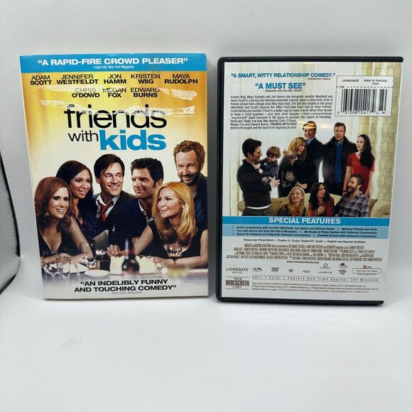 Friends With Kids DVD Romantic Comedy Lionsgate Widescreen English Subtitles - Picture 5 of 6